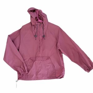 Columbia Rain Jacket Pink with hood and pocket
